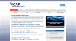 Desktop Screenshot of icappatentbrokerage.com